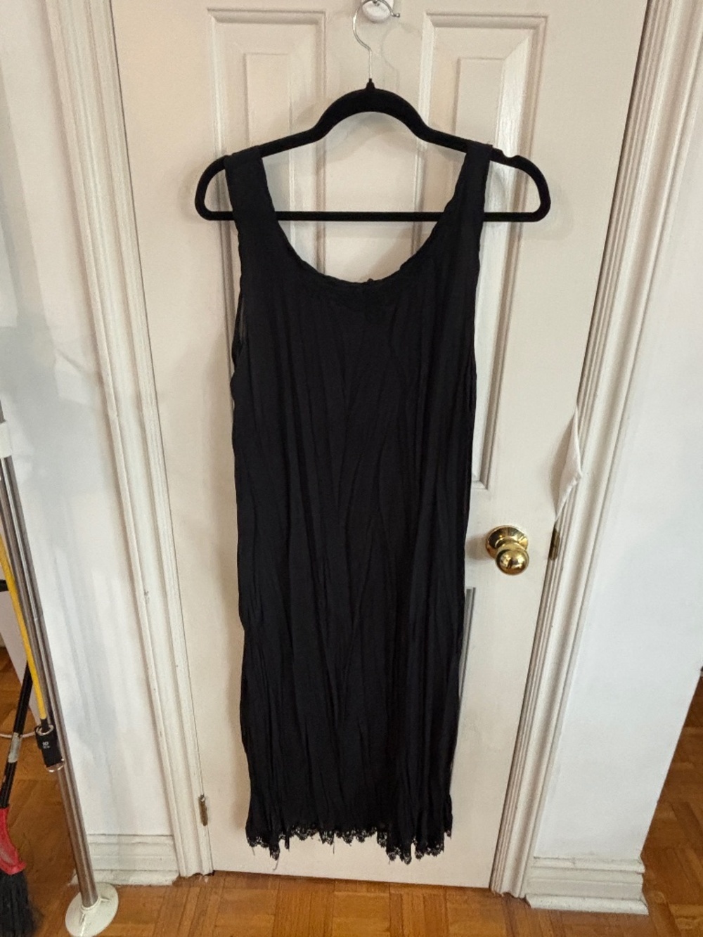 Vintage 90s semi sheer black dress maxi *accepting offers